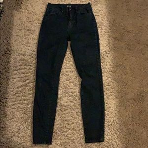 High rise skinny jean